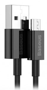 Baseus Superior Series Fast Charging, USB - MicroUSB, 2А, 2 м, Black (CAMYS-A01)