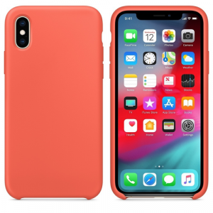 Чехол для iPhone XR Silicon case Apple WS красный