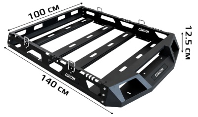 Купить Грузовая корзина-багажник на крышу авто CARCAM Expedition Roof Rack (ССRB568M)
