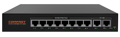 COMFAST 10 Ports POE Switch 100Mbps (CF-SF181P V2) Купить COMFAST 10 Ports POE Switch 100Mbps (CF-SF181P V2)