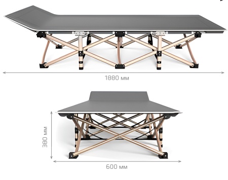 Купить Раскладушка туристическая Vlaken JL-015