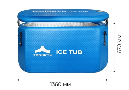 Купить Надувная ледяная ванна Tonorth Inflatable Ice Tub 136x76x62cm 460L (TS-LCP02) Blue