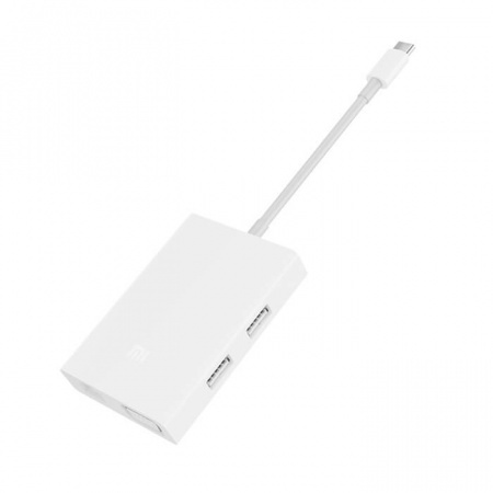Купить Xiaomi USB-C to VGA/Gigabit Ethernet Multi-function Adapter (ZJQ04TM) White