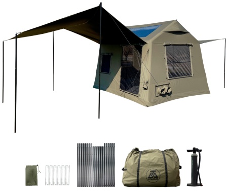 Купить Надувная палатка Tourus Inflatable Camping Tent 300×270×220cm Navy Green TS-IT07