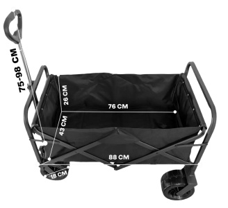 Купить Складная туристическая тележка CARCAM Foldable Camping Trolley (ССD5) Black