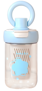 Купить Bing Ba Cup Fruit Tea Cup with Handle 600ml (ALX-022) Blue