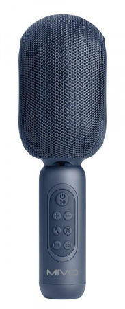 Купить Беспроводной Bluetooth микрофон с караоке Mivo MK-007 Blue