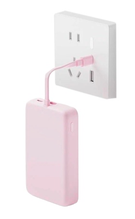 Купить Xiaomi Magnetic Power Bank with Built in Cable 10000mAh 33W (WPB1007MI) Pink