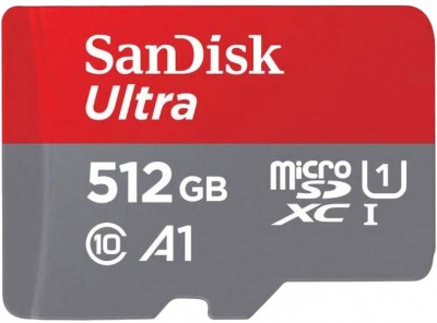 SanDisk Ultra 512GB microSDXC Class 10 (SDSQUAC-512G-GN6MN)