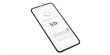 Защитное стекло для iPhone 10 Pro/X/XS 5D 0.33 mm без упаковки