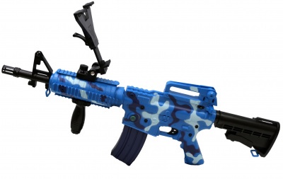 Intelligent ar gun AR47-1 Camouflage blue