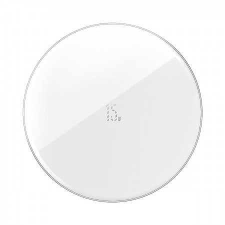 Baseus Simple Wireless Charger 15W White (WXJK-B02)