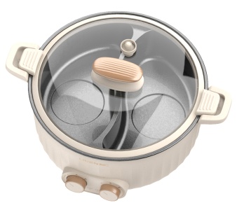 Купить Xiaomi Liven Split Electric Hot Pot 1000W (DHG-200Z) Milky White