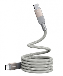 Купить Wekome Magneto Series Magnetic Data Cable Type-C to Type-C 1m 65W (WDC-46) Grey