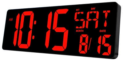 Купить SUNTEK Red LED Digital Wall Clock (ST080R)