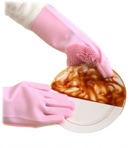 Xiaomi Silicone Cleaning Glove Pink (HH674)