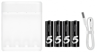 Xiaomi ZMI PB401 AA/AAA Battery Charger White (4шт AA Z15)
