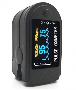 Fingertip Pulse Oximeter Black