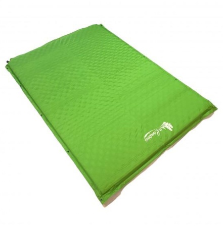 Купить Самонадувающийся коврик двухместный 7см MirCamping CRT132 Green