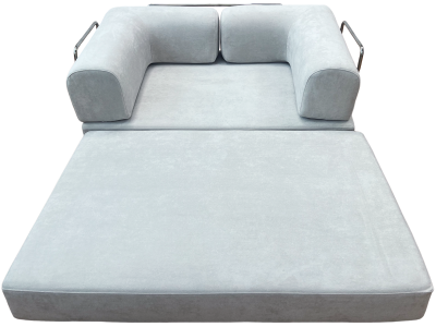 Купить Frameless Foam Sofa Bed 150x100x70 cm. (T-007) Light Grey