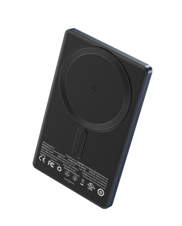 Купить Wekome Blade Ultra-Thin Magnetic Wireless Power Bank 15W 5000 mAh Type-C (WP-82) Blue