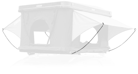 Купить Спица для автопалатки CARCAM Roof Tent 85 см.