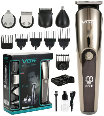 VGR Voyager V-107 11 in 1 Professional Grooming Kit