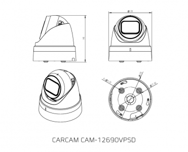 CARCAM CAM-12690VPSD