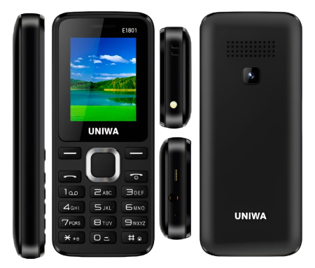 UNIWA E1801 Dual SIM Black