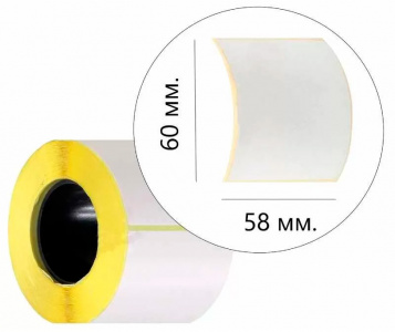 Xprinter Thermal Label Sticker Roll Eco, 58*60мм, втулка 40мм, 500шт