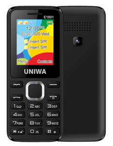 UNIWA E1801 Dual SIM Black